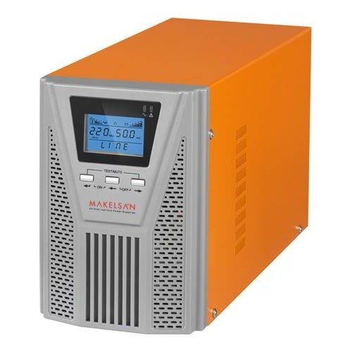 MAKELSAN POWERPACK SE 1KVA 5-10DK 2x12V/7AH 1F/1F Online UPS MU01000N11EAV04