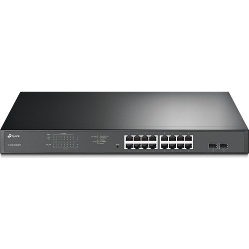 TP-LINK TL-SG1218MPE 16 PORT 10/100/1000 16 PORT POE+ 2 X SFP 192 WATT قابل للإدارة RACK MOUNT SWITCH