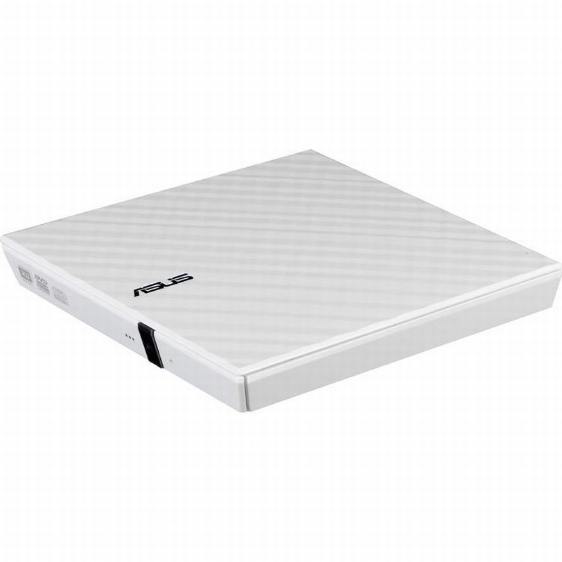 ASUS SDRW-08D2S-U 24x OKUMA/8x YAZMA USB SLIM DVD-RW أبيض