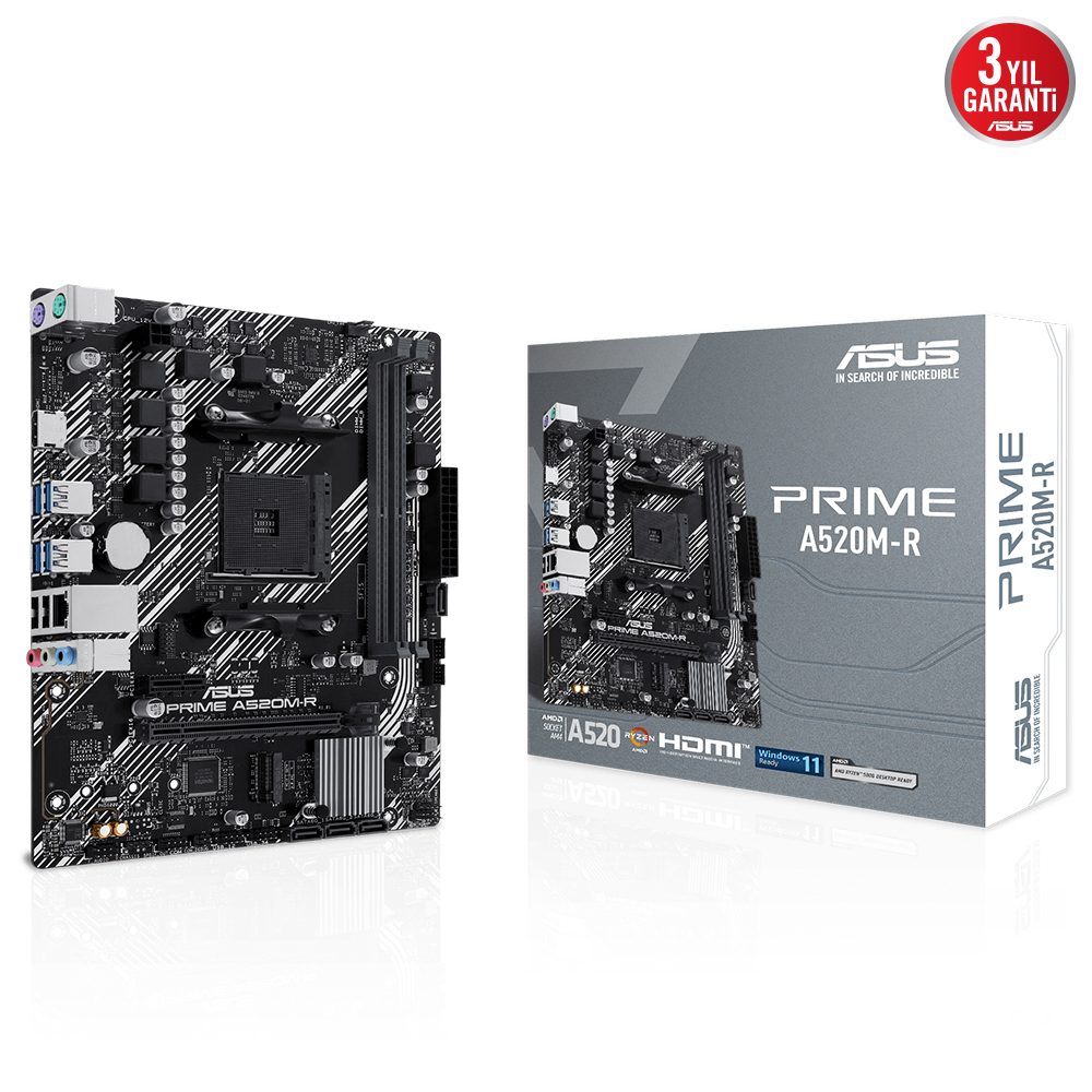 ASUS PRIME A520M-R 2xDDR4 HDMI 1xM2 AM4 لوحة أم