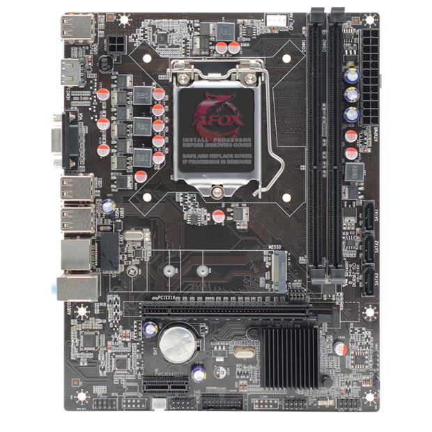 AFOX IH61-MA5-V6 H61 2xDDR3 VGA+HDMI 1x LAN 1X M.2 NVMe Gen3 1155 PIN Motherboard