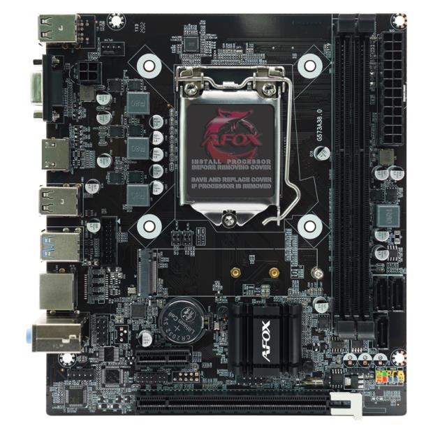 AFOX IH81D3-MA2-V2 H81 2xDDR3 VGA+HDMI 1X M.2 NVMe Gen3 1150 PIN Motherboard