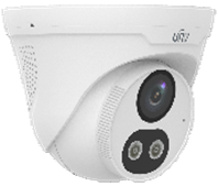 UNV Uniview IPC3612LE-ADF28KC-DL 2 MP COLORHUNTER DUAL-LIGHT كاميرا قبة Eyeball IP مع ميكروفون مع مكبر صوت مدمج