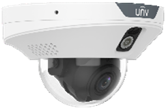 UNV Uniview IPC312LP-ADF20KC-DL 2 MP كاميرا قبة مخصصة للمصاعد, With Audio, مع مكبر صوت مدمج