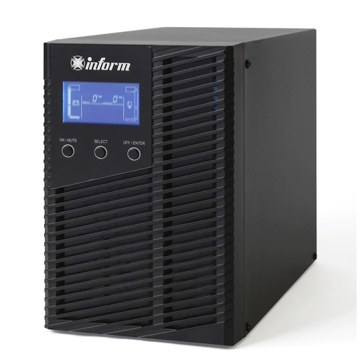 [10821] INFORM SİNÜS EVO 1KVA 5-12DK LCD 2x12V/7AH Online UPS 856011001005