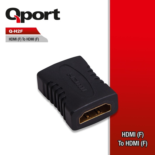[11482] QPORT Q-H2F HDMI (F) TO HDMI (F) Переходник Адаптер питания