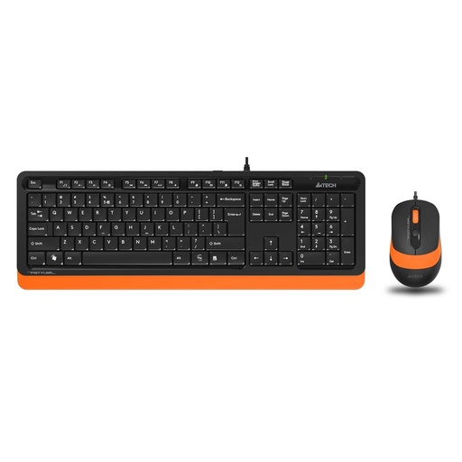 [13001] A4 TECH F1010 Проводной USB STANDART TURUNCU Q Клавиатура и мышь