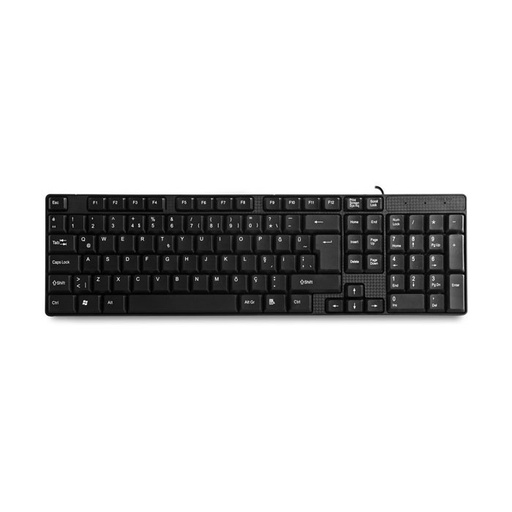 [1293] EVEREST KB-871U تركي USB STANDART أسود Q لوحة مفاتيح