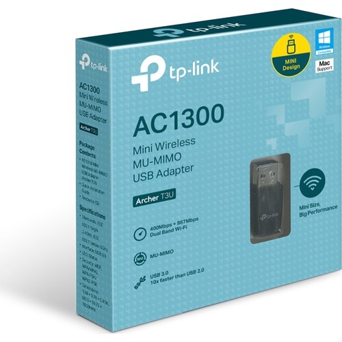[14606] TP-LINK ARCHER T3U AC1300 1300MBPS DUAL BAND USB WIRELESS Adapter