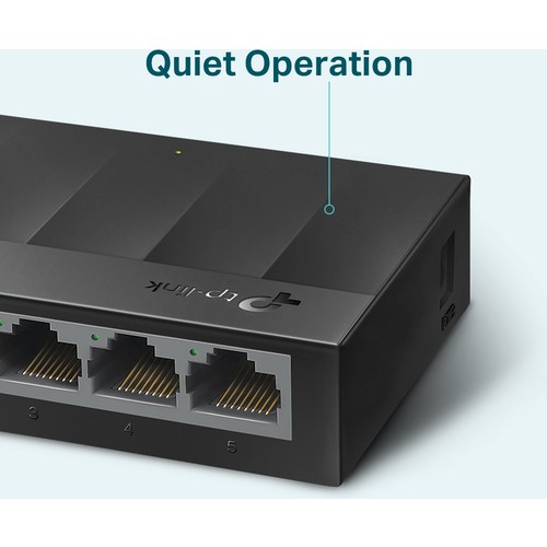 [14130] TP-LINK LS1005G 5 PORT 10/100/1000 Неуправляемый DESKTOP SWITCH Пластиковый Корпус