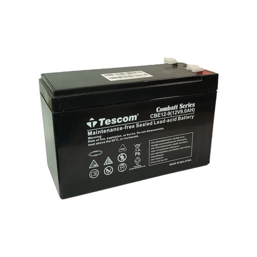 [16580] TESCOM AKU 12V 9AH BAKIMSIZ KURU AKÜ