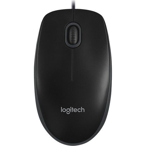 [16523] LOGITECH 910-003357 Wired Black B100 Optic 2X BUTON MOUSE