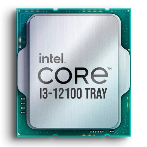 [19496] INTEL ALDER LAKE I3-12100 3.30GHz 12MB 1700p TRAY معالج