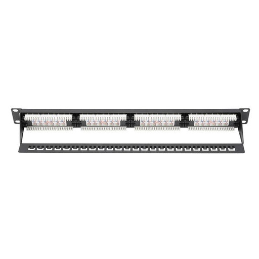 [20881] DIGITUS DN-91624U-CR 8P8C,LSA,Gold KONTAK 24 PORT CAT6 DOLU 1U ZIRHSIZ PATCH PANEL