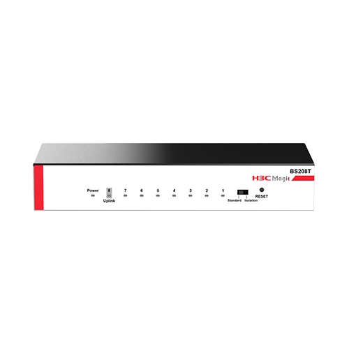 [20804] H3C MAGIC 9801A5C0 BS208T 8 PORT 10/100/1000 Неуправляемый DESKTOP SWITCH Металлический Корпус