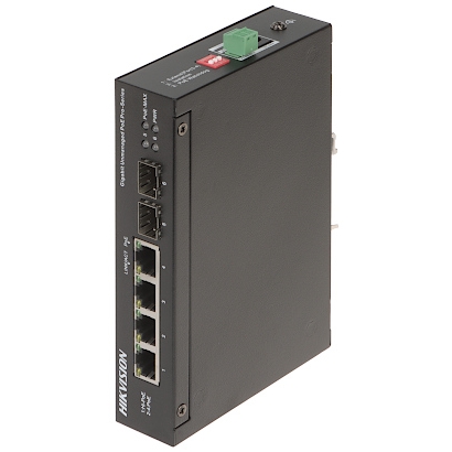 [20401] HIKVISION DS-3T0506HP-E/HS(O-STD 4 PORT 10/100/1000 3XGIGA POE + 1XGIGA Hİ-POE 2 X SFP 60W غير قابل للإدارة SWITCH