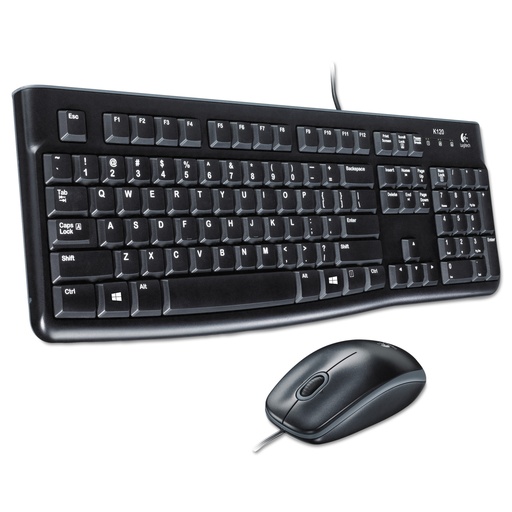 [2362] LOGITECH MK120 Турецкая раскладка Проводной USB STANDART Черный 920-002560 Q Клавиатура и мышь