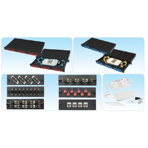 [8423] HCS PFO-10001-1U 1U 19" Оптоволоконный SONLANDIRMA Бокс/Корпус