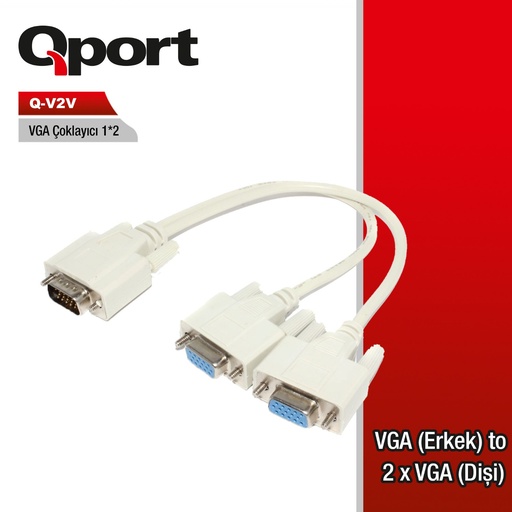 [8191] QPORT Q-V2V Y VGA موزع