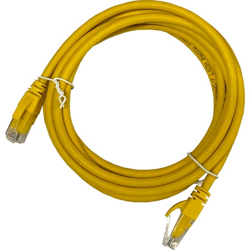 [22571] AGER AC-602-030 3 MT UTP CAT6 PATCH كابل أصفر Cu, LSZH AWG 26/7
