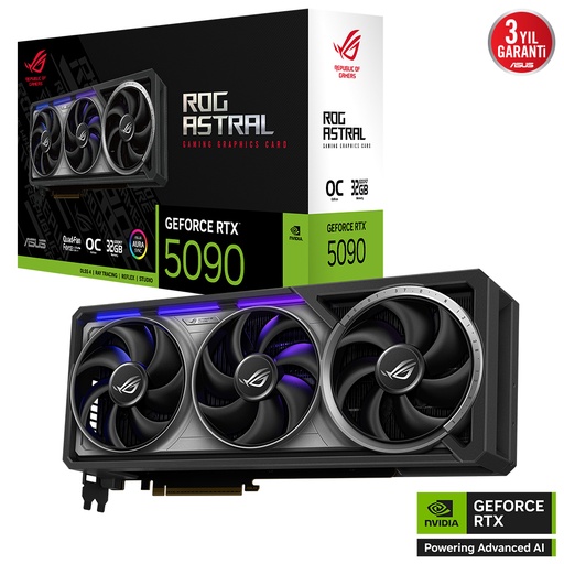 [22580] ASUS ROG-ASTRAL-RTX5090-O32G-GAMING RTX5090 32GB GDDR7 512Bit 3x DP 2x HDMI
