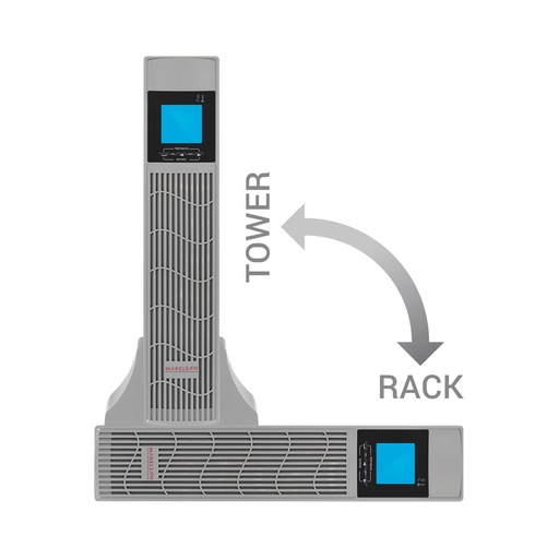 [22742] MAKELSAN POWERPACK SE 2KVA 8-20DK 4x12V/7AH 1F/1F Онлайн RACKTOWER UPS MU02000N11ERV02