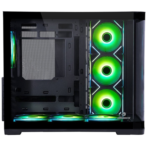 [22787] GAMEBOOSTER GB-G2851BB 7x ARGB FAN ATX SEA VIEW USB3.0 Черный Корпус