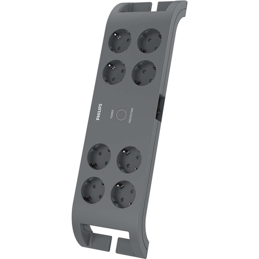 [23196] PHILIPS SPN3180A/62 2400J 8'Lİ / 2M AKIM Surge Protected Plug / Socket