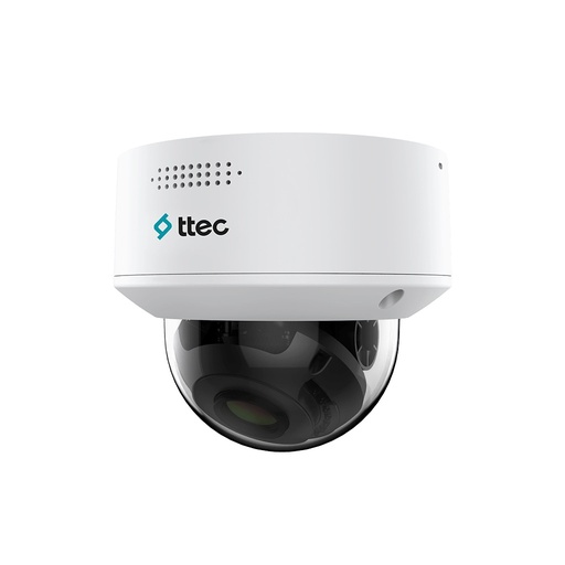 [23287] TTEC IPDP-4330L-WMSZ 4MP 2.8-12MM MOTORIZE 30MT With Built-in Audio H265+ IP67 SMART LED IP DOME Camera