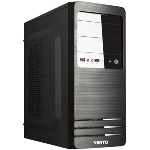 [23754] VENTO VS114F 350W 1x8CM/2x12CM FAN ATX 1xUSB2.0/1xUSB3.0 Черный Корпус