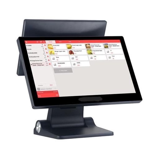 [23762] KODPOS ECO-II 1655-İ 15.6"/İ5/8GB/128GBSSD +11.6" 2.EKRAN Сенсорный POS PC