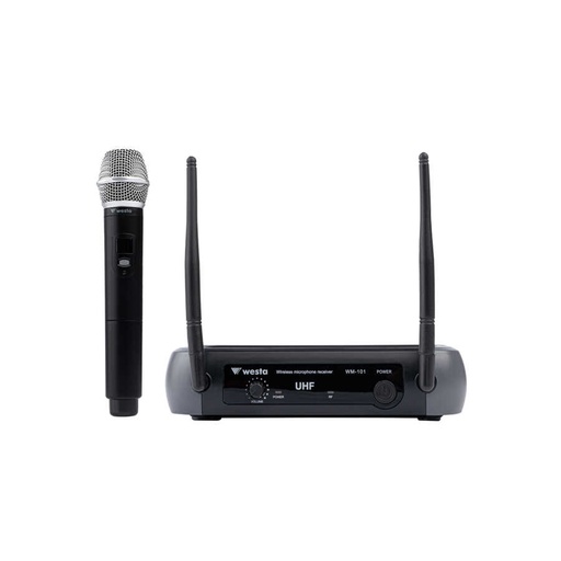 [24069] WESTA WM-101H 1 RECEIVER 1 HANDHELD ميكروفون SETİ