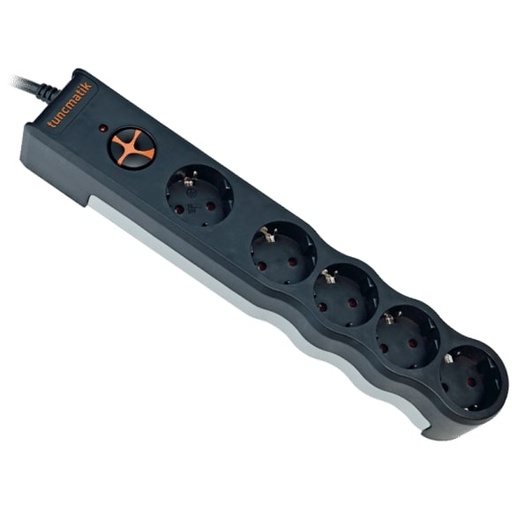 [24367] TUNÇMATİK POWERSURGE TSK6136 1050 JOULES 5'Lİ / 1.5M AKIM Surge Protected Plug / Socket