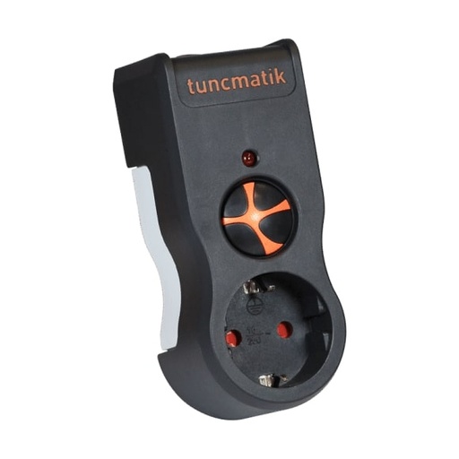 [24370] TUNÇMATİK POWERSURGE TSK19020 1050 JOULES 1'Lİ Black AKIM Surge Protected Plug / Socket