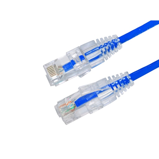 [24752] ODS C6-UTP-LSZH-BLU 1MT UTP CAT6 PATCH CORD LSOH Синий 4x2x24# 24 AWG