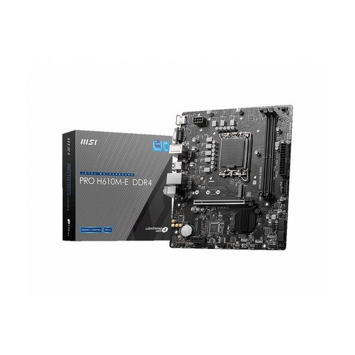 [24819] MSI PRO H610M-E 2xDDR4 VGA/HDMI 1xM.2 1xGLAN 1700P Материнская плата
