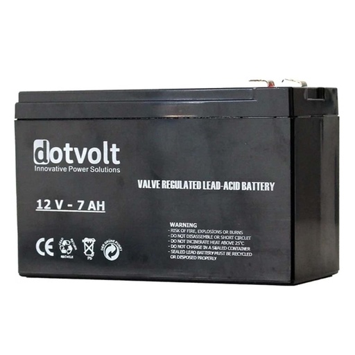 [25069] DOTVOLT LC 12V 7AH BAKIMSIZ KURU AKÜ