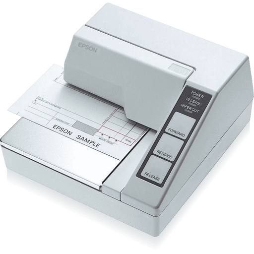 [10062] EPSON TM-U295-272 NOKTA VURUŞLU SERİ SLİP طابعة (أبيض) (محول VE كابل DAHİL)