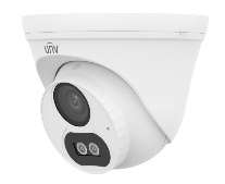 UNV Uniview IPC3612LB-AF28-DL-E 2 MP COLORHUNTER DUAL-LIGHT كاميرا قبة Eyeball IP مع ميكروفون