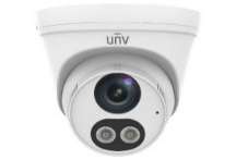 UNV Uniview IPC3612LB-AF28K-DL2 2 MP COLORHUNTER DUAL-LIGHT كاميرا قبة Eyeball IP مع ميكروفون (512GB SD)