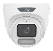 UNV Uniview IPC3622LE-ADF28K-WP 2 MP WISE-ISP COLORHUNTER كاميرا مراقبة اسطوانية IP مع ميكروفون (120dB WDR)