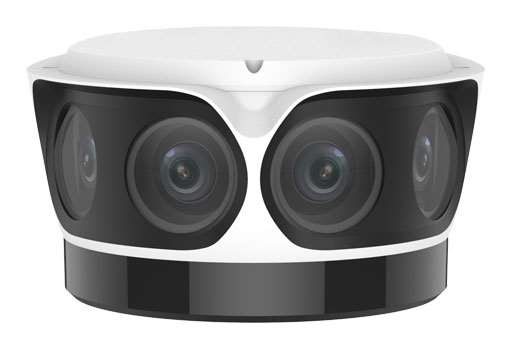 UNV Uniview IPC8542ER5-DUP 4K Starlight OmniView IP Camera (Panoramic + 4 PTZ View)