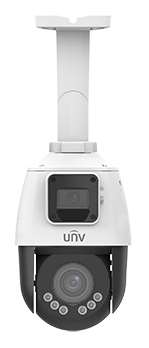 UNV Uniview IPC9312LFW-AF28-2X4 2*2 MP DUAL LENS صغيرة Mini PTZ IP Camera (Fixed Lens + PTZ Auto Tracking)