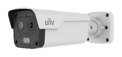 UNV Uniview TIC2A32SA-F3-4F4AC-I1 كاميرا حرارية اسطوانية 4 ميجابكسل ثنائية الطيف (كشف الحرائق والحرارة)