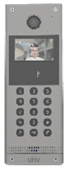 UNV Uniview OEU-301S-HMKA وحدة باب انتركم IP خارجية للمباني (هيكل معدني، مع سخان)
