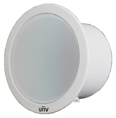 UNV Uniview IPS302030-S-CEIL مكبر صوت داخلي مدمج في السقف 15 واط (PoE)