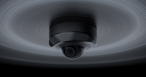 AJAX DomeCam Mini (8 MP/2.8 mm) كاميرا مراقبة IP