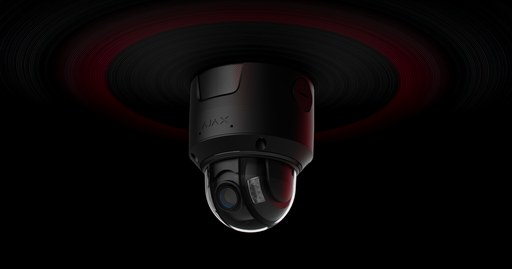 AJAX DomeCam HLVF (5 MP) كاميرا مراقبة IP