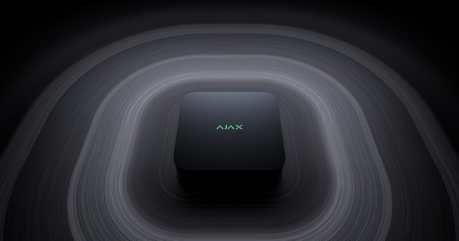 AJAX NVR (16ch) جهاز تسجيل شبكي NVR (أسود)