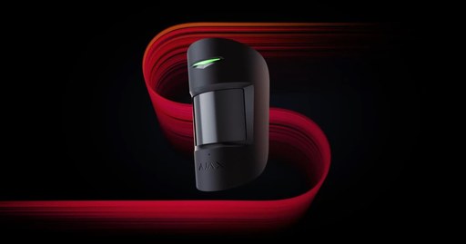 AJAX Superior CombiProtect كاشف مدمج لاسلكي للحركة وكسر الزجاج